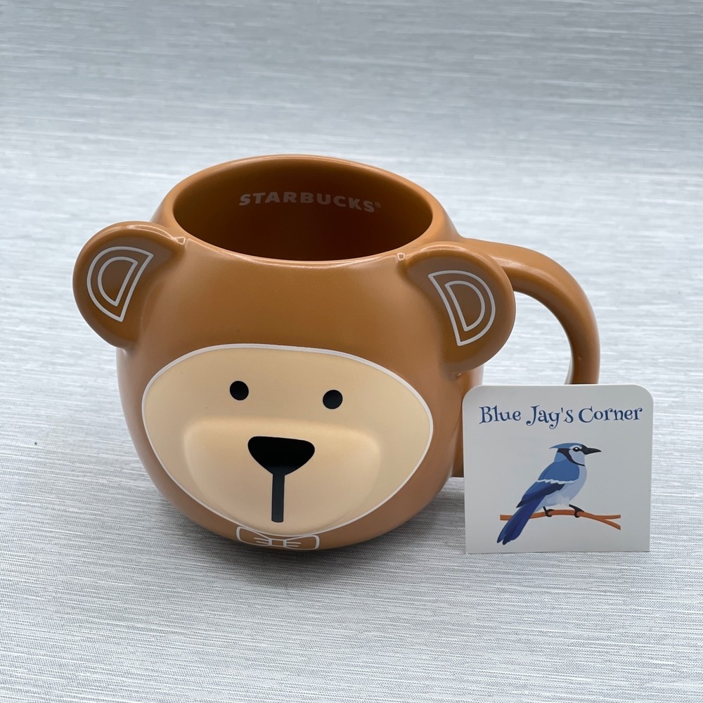 Starbucks Bearista Mug Ceramic 14oz Brown Bowtie Teddy USA Cup Christmas 2025